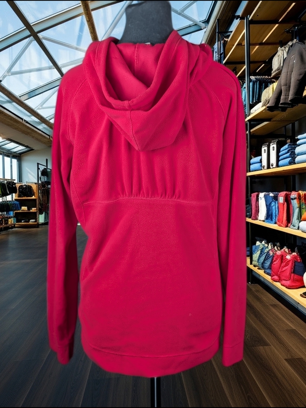 Columbia Fleece Pink Pullover Hoodie Women's Size Large light Outdoors - Picture 3 of 7